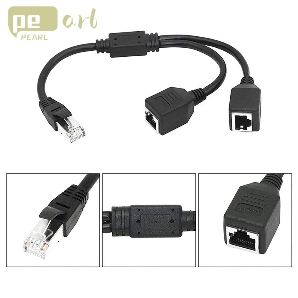 Bộ Chia PEARLVN Rj45, Bộ Chia Ethernet 1 Đến 2 Cổng, Phụ Kiện Nam Đến