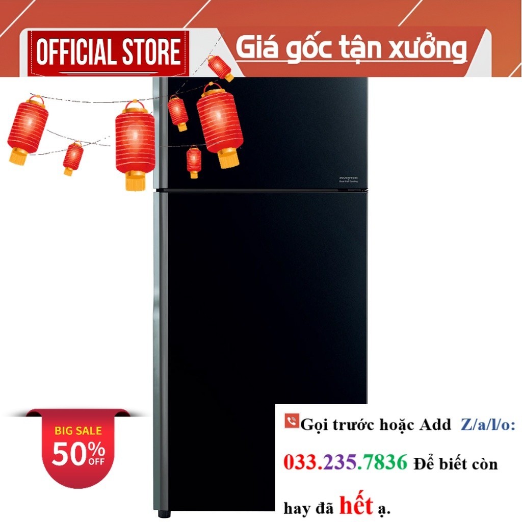 Tủ lạnh Hitachi Inverter 339 lít R-FVX450PGV9(GBK) <new