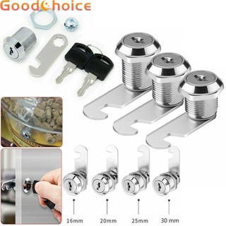 16 / 20 / 25 / 30mm khóa cam cửa thùng ngăn kéo tủ thư tủ khóa tủ 2 chìa khóa