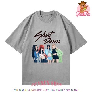 Áo thun shut down blackpink