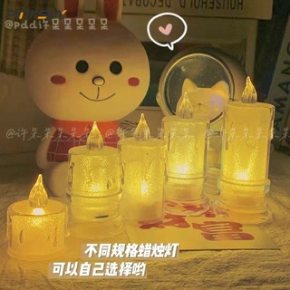Đèn led Hình Nến mini Dùng Trang Trí Giáng Sinh