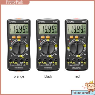 ✿py✿ vương quốc anh aneng sz08 2000 đếm đồng hồ vạn năng kỹ thuật số lcd dc điện áp ac dòng điện ncv teste