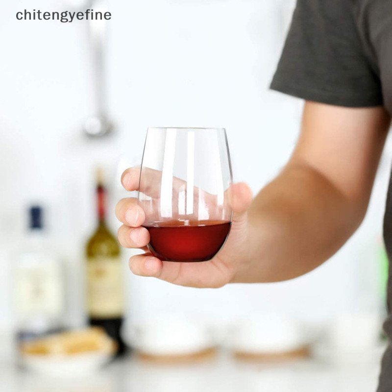 Chitengyefine 2 / 4 Chiếc Ly Rượu Nhựa Chống Vỡ Không Thể Phá Vỡ Rượu Vang Đỏ Cốc Ly vn