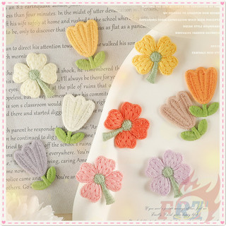 1 cái ✿ Miếng dán cỏ ba lá / hoa Kawaii ✿ Vải DIY Đính Thêu May Trên Miếng Dán Phụ Kiện Trang Trí