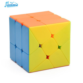 Funslane YJ Magic Cube 3X3 Hot Wheels Nhiều Màu Sắc Abnormity Smooth Cube Đồ Chơi Giáo Dục