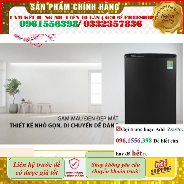 Tổng kho  (Hot) Tủ lạnh mini có ngăn đá giá rẻ Aqua 90 lít AQR-D99FA Mới ( hàng chính hãng ) bảo hành 2 năm ]