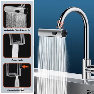 Đầu nối vòi - Bộ chuyển đổi mở rộng vòi - Vòi xoay 360 - Vòi phun nước 3 chế độ - Phụ kiện vòi - Bộ mở rộng vòi chậu rửa - Máy trộn phòng tắm Bubbler