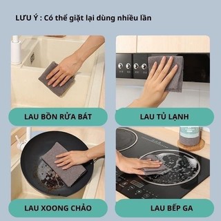 (Bán buôn-chuyên sỉ) Cuộn Khăn Lau Bếp Than Đen