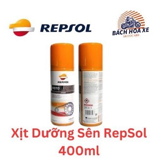 Chai xịt dưỡng sên repsol bôi trơn sên xích repsol 400ml