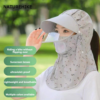 Mũ chống nắng TANLOOK, mũ trà chống nắng ngoài trời, mặt nạ ống kính, khăn choàng làm việc trang trại, mặt nạ có thể tháo rời