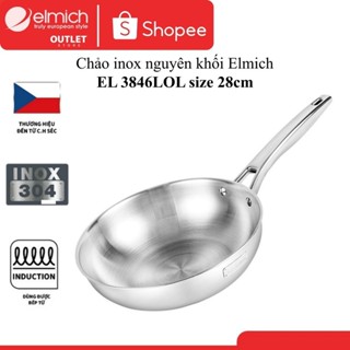 Chảo INOX 3 Lớp Nguyên Khối Elmich Trimax EL-3846LOL (Size 28cm)