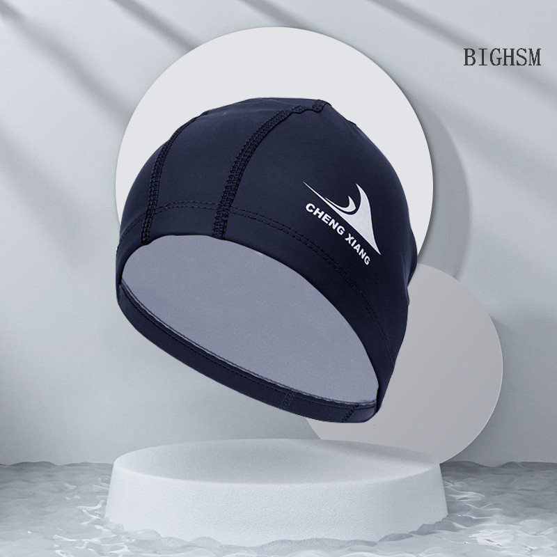 BIGHSM Vải Chống Thấm Nước Bảo Vệ Tai Tóc Dài Thể Thao Bơi Mũ Có Độ Đàn Hồi Cao Bơi Linh Hoạt Cho Nam Nữ SKK
