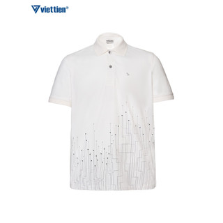 Áo thun Polo không túi VIETTIEN SMART CASUAL vải cotton phom regular fit - 6R3322CFYP01C