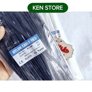 1 Gói Dây Thít , Dây Rút , Lạt Nhựa dài 40cm trắng /đen KEN STORE