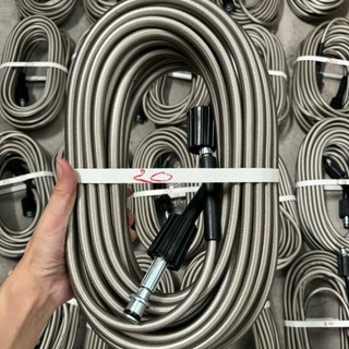 Dây xịt rửa xe áp lực cao 3 lớp lõi 20 mét - ren 22mm