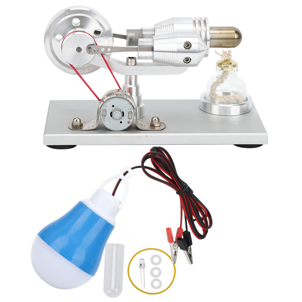 Dajrrhd Stainless Steel Stirling Engine Model Physic Teaching Education Science Toy