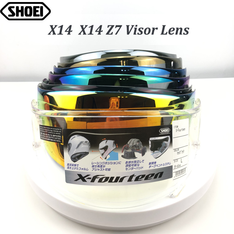 GIÀY X14 X-14 Z7 Shoei Tấm Che Ống Kính Shoei X14 Tấm Che Ống Kính Shoei Full Face Mũ Bảo Hiểm