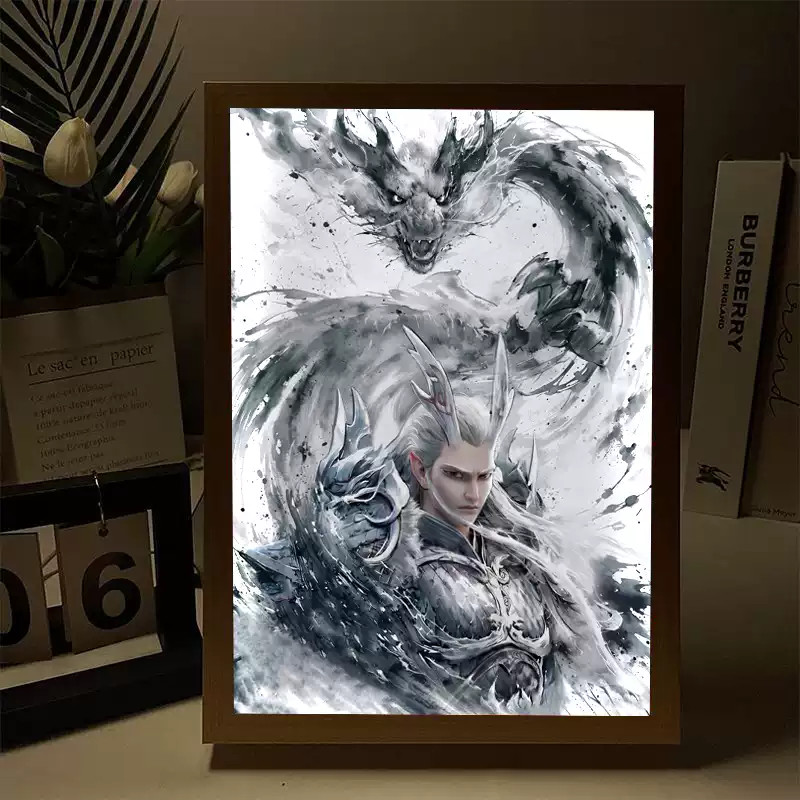 (15 mẫu) Đèn LED Na Tra Chi Ma Đồng Giáng Thế 2/ Na Tra Ma đồng náo hải/ Tranh Led / Đèn Ngủ Na Trax