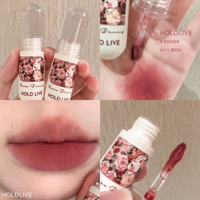 [ƯU ĐÃI SHOP MỚI] [Hold Live] SON KEM HOLD LIVE THỎ ROSE BUNNY