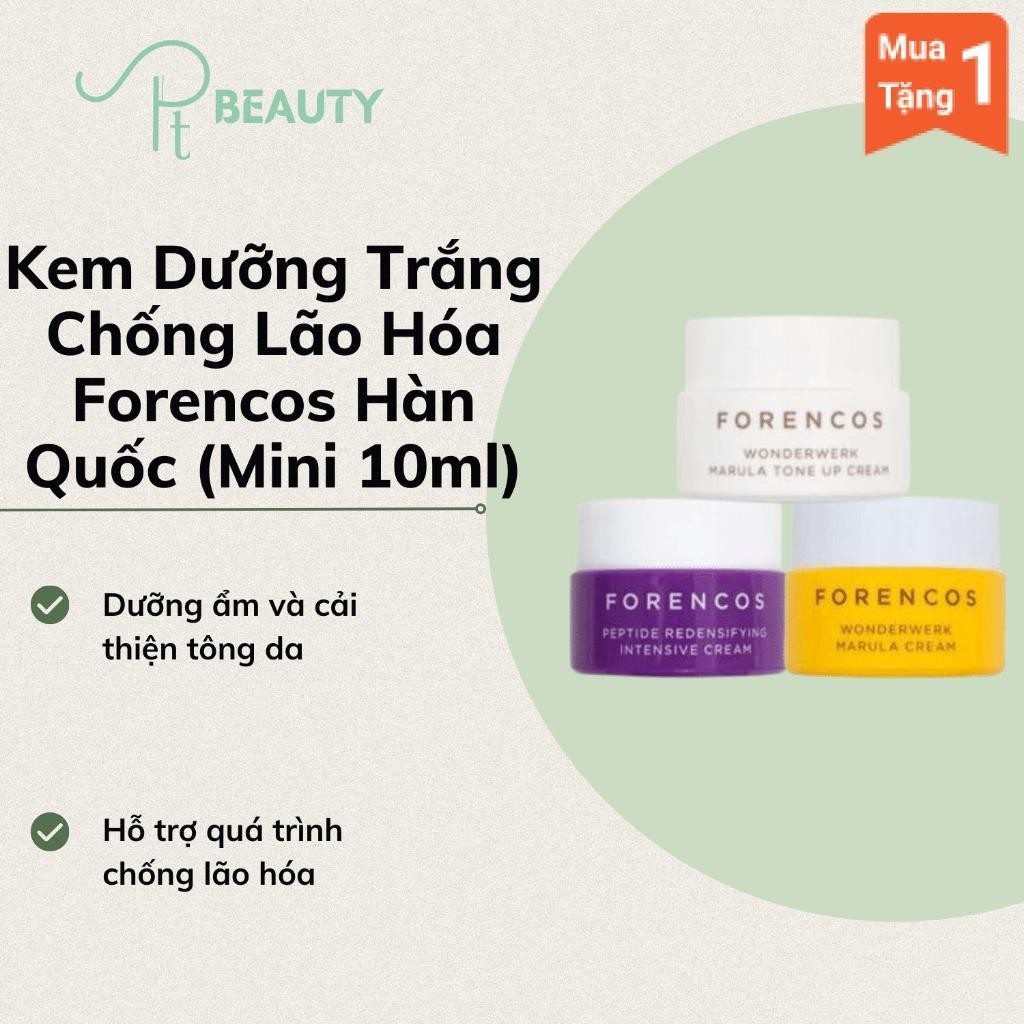 Kem Dưỡng Trắng Chống Lão Hóa Forencos Hàn Quốc (Mini 10ml)