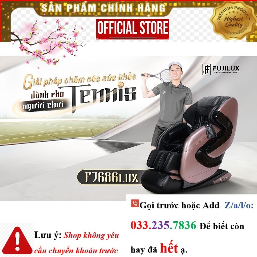  New FUJILUX Ghế Massage FJ686 Lux