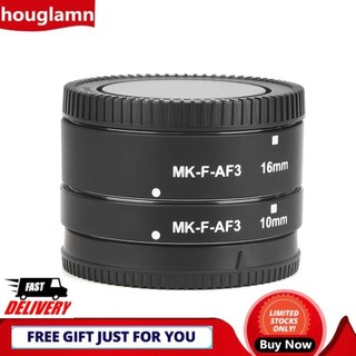 Houglamn Ống nối dài máy ảnh vòng ống kính macro Meike MK-F-AF3 cho Fuji X Mount Whole Series Mirrorless