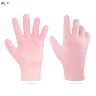Vvvn 1 Đôi Tất Chăm Sóc Bàn Chân Spa Sử Dụng Tại Nhà Silicon Dưỡng Ẩm Gel Gót Tất Nứt Chân Bảo Vệ Chăm Sóc Da Găng Tay Chống Nứt QDD