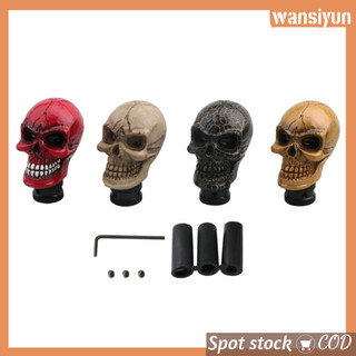 Wan Car Gear Stick Shifter Knob Skull Design Manual Gear Shift Head Shift Stick Handle