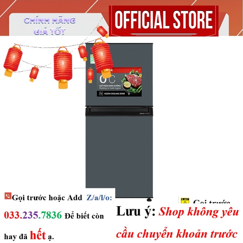 |New| Tủ lạnh Toshiba Inverter 180 lít GR-RT234WE-PMV(52)