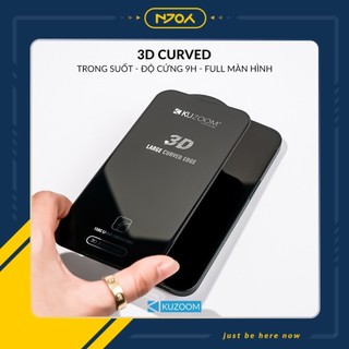 Kính Cường Lực Trong Suốt Kuzoom Chống Trầy Xước Cho Điện Thoại iPhone 16 Pro Max 15 14 13 12 11