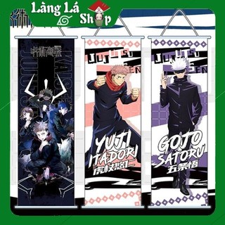 Poster vải lụa tranh lụa treo tường hình Anime Manga - Jujutsu Kaisen Size 30x70cm