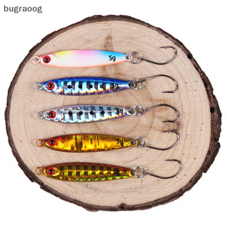 Bug Micro Metal Jig 5g Shore Casg Jigging Mồi Câu Cá Bit Mồi Nhân Tạo raoog