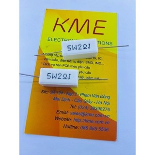 Điện trở sứ 5w 2r 5%