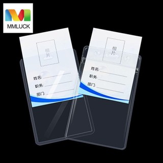 Mmluck Vỏ bảo vệ thẻ làm việc PVC di động Giấy chứng nhận làm việc ID Thẻ tín dụng Thẻ truy cập Huy hiệu giữ