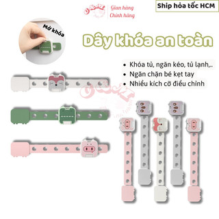 Xả hàng Dây khóa nguy hiểm tránh lục lội, ngăn kéo tủ C&M BABY có thể cắt điều chỉnh kích thước nhiều mẫu lựa chọn