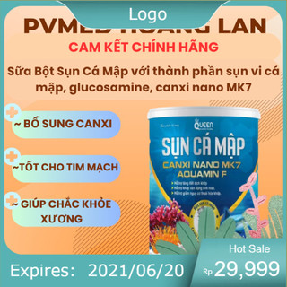 Sữa SỤN CÁ MẬP CANXI NANO MK7 AQUAMIN F - Hỗ trợ tăng cường dịch khớp hộp 900g ( CHÍNH HÃNG )