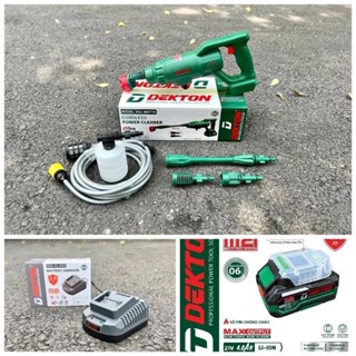 máy rửa xe pin DEKTON M21-SRX775 ,rửa xe , rửa máy lạnh