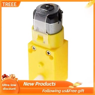 Treee Động cơ bánh răng DC Điện DC3V‑6V Dễ sử dụng Đồng thau ABS Độ dẫn điện mạnh Trục kép ổn định cho Robot