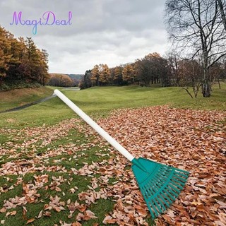 Magideal lá cỏ cào mini nhẹ lá cào vườn dụng cụ cho rake đầu làm sạch cỏ dethatching lá bãi cỏ