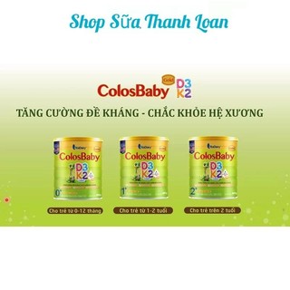 (HSD T11-2027) (Quét Mã QR Tích Xu) Sữa Bột Colosbaby D3K2 2+ 800g (Cho Trẻ Từ 2 - 10 Tuổi).