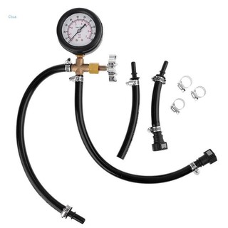 Chu Bơm phun nhiên liệu Máy đo áp suất Máy đo áp suất 0-100PSI 7BAR Ô tô Xăng- Xăng nhiên liệu InjectorTest Máy đo áp suất Công cụ Relia