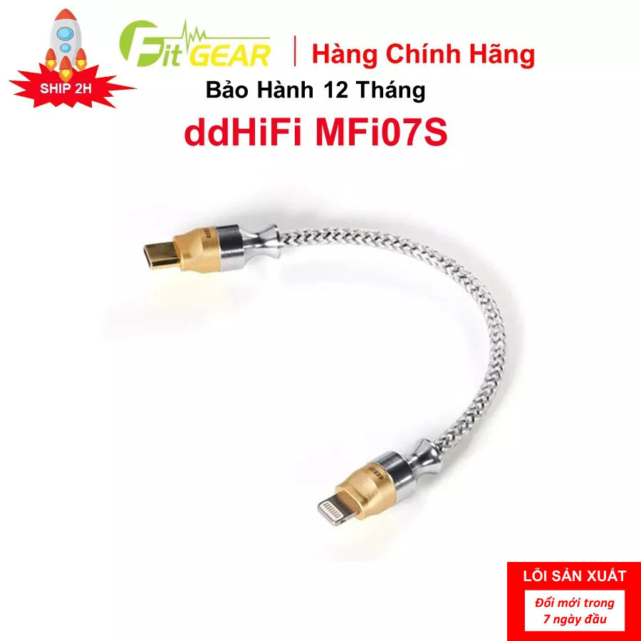 Dây OTG LN to USB C ddHiFi MFi07S Chính Hãng