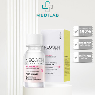 Dung dịch chấm mụn Neogen Dermalogy A-Clear Soothing Pink Eraser 15ml - Giảm sưng viêm cấp tốc