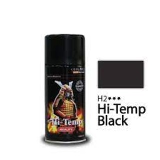 Sơn chịu nhiệt samurai h2 màu đen nhám h2 dùng sơn cổ pô , sơn bếp ga,...