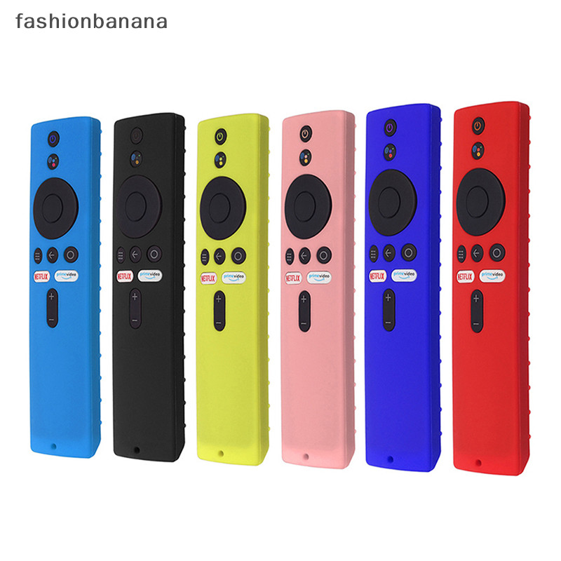 Fashionbanana 1 Vỏ Từ Xa Cho Xiaomi Mi TV Box S Wifi Điều Khiển Từ Xa Silicon Chống Sốc Bảo Vệ Cho Mi TV Stick TYU