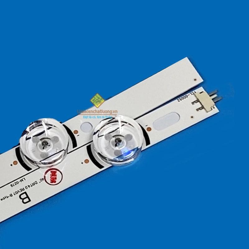 Bộ LED tivi LG 40LB551T/ 40LF630T (8 thanh N1)- Điện tử Phương Huy -