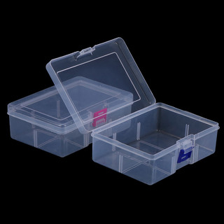 Warmwing Transparent Component Screw Storage Box Jewelry Display Practical Tool Box Plastic Container Box Tool Case Screw Sewing Box Electronic Components Hardware Tools Box VN