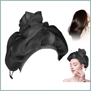 Mũ xếp nếp lưới có thể điều chỉnh Lưới xếp nếp Bonnet Lưới sấy nhanh Mũ xếp nếp Khăn tóc Mũ tắm yunvn yunvn