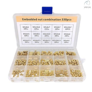XSC Chèn đai ốc trong khuôn Chèn đai ốc có kẹp tròn đúc trong đai ốc đồng M2 / m3 / m4 / m5 Đai ốc kết hợp bằng đồng tròn đúc vào Chèn đai ốc nhúng kết hợp M2 / m3 / m4 / m5 Đồng thau Mip