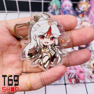 [45 mẫu] Móc khóa mica game Genshin Impact - Mẫu 10